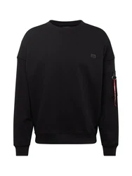ALPHA INDUSTRIES Sweatshirt 'Essentials' Schwarz/Rot/Schwarz/Rot/Schwarz/Rot/Schwarz/Rot