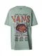VANS Majica 'BRAIN JAM'  meta / temno liila / oranžna / bela