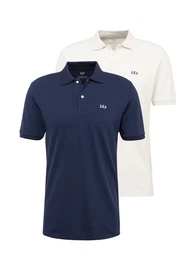Poloshirt dunkelblau / wei