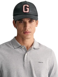 GANT Poloshirt TIPPING PIQUE RUGGER grau/graumeliert/schwarz