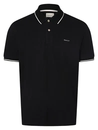 Poloshirt 'Rugger' schwarz / wei