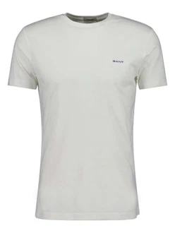 GANT Herren T-Shirt CONTRAST LOGO navy/offwhite