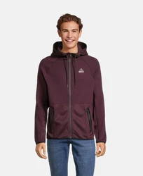 AEROPOSTALE Sweatjacke burgunder/wei