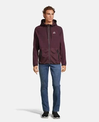 AEROPOSTALE Sweatjacke burgunder/wei