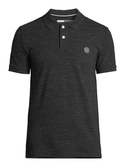 AROPOSTALE Shirt schwarzmeliert/wei