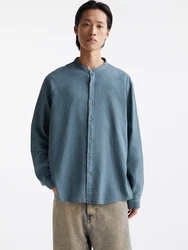 Pull&Bear Hemd dunkelblau