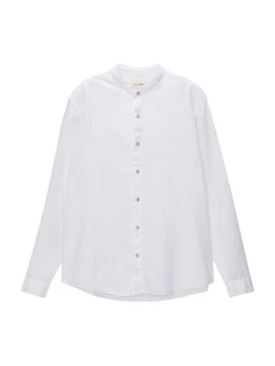 Pull&Bear Hemd Weiß/Weiß/Weiß Pull&Bear Hemd Weiß/Weiß/Weiß