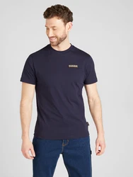 NAPAPIJRI T-Shirt 'S-IAATO' beige/marine/orange/schwarz