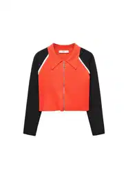 Kardigan 'Hentai' červená / černá / bílá