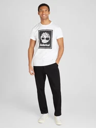 TIMBERLAND T-Shirt schwarz/weiß