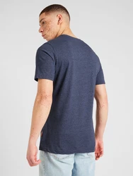 naketano T-Shirt Adonis Fischer blaumeliert