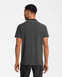 AROPOSTALE Poloshirt T-Shirt schwarz/weiß
