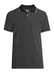 AROPOSTALE Poloshirt T-Shirt schwarz/weiß
