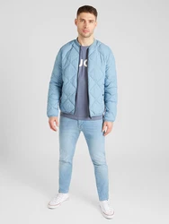 QS Allwetterjacke Jacke (Blouson-Stil) hellblau