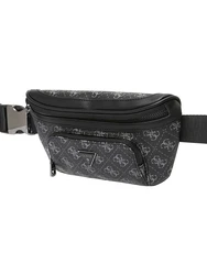 GUESS Gürteltasche 'Vezzola' hellgrau/schwarz