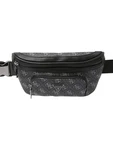 GUESS Gürteltasche 'Vezzola' hellgrau/schwarz