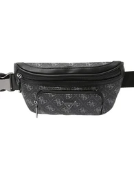 Grteltasche 'Vezzola' hellgrau / schwarz
