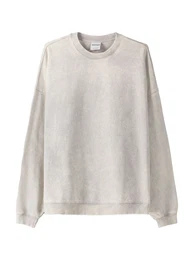 Sweatshirt beigemeliert