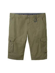 TOM TAILOR PLUS Shorts Overknee Khaki/Dunkelgrün/Khaki/Dunkelgrün/Khaki/Dunkelgrün/Khaki/Dunkelgrün/Khaki/Dunkelgrün/Khaki/Dunkelgrün