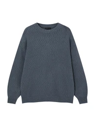 Pullover taubenblau