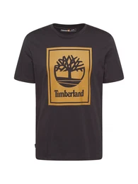 T-Shirt cognac / schwarz