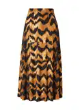 Hnědé Vintage Maxi Sukně image
