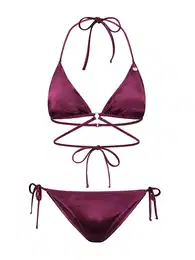 Bikiny 'Liz' zlatá / cyclam