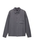 Pull&Bear Hemd taubenblau