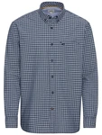 camel active Hemd Vichy blau/dunkelblau