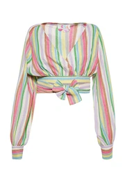 Bluza konjak / žuta / sivkasto zelena / lavanda