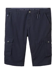 TOM TAILOR PLUS Shorts Overknee nachtblau