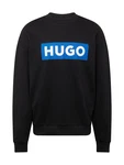 HUGO Sweatshirt 'Niero' azur/schwarz/weiß