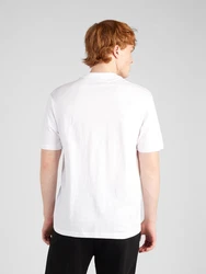 HUGO T-Shirt 'Nico' blau/weiß