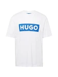 HUGO T-Shirt 'Nico' blau/weiß