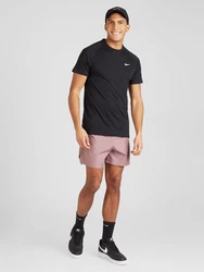 NIKE Sportshirt 'FLEX REP' schwarz/weiß