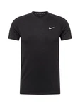 NIKE Sportshirt 'FLEX REP' schwarz/weiß