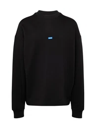 Sweatshirt 'Nedro' azur / schwarz / wei