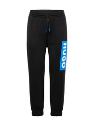Hose 'Nuram' azur / schwarz / wei