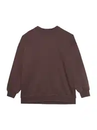 Sportska sweater majica tamno smeđa