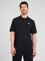 Nike Sportswear Poloshirt 'CLUB' schwarz/weiß