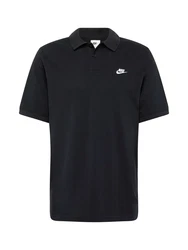 Nike Sportswear Poloshirt 'CLUB' schwarz/weiß
