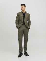 JACK & JONES Anzug JJ RIVIERA oliv