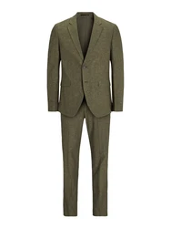 JACK & JONES Anzug JJ RIVIERA oliv