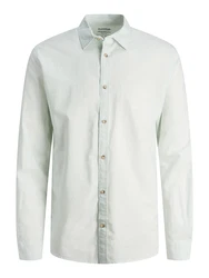 JACK & JONES Hemd JJESummer LINEN BLEND SHIRT LS SN mint