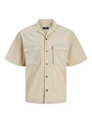 JACK & JONES Hemd JCOBENTZON dunkelbeige
