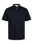 Jack & Jones T-Shirt JJRODNEY nachtblau/weiß