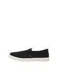 Rot Schwarze Turnschuhe ohne Schnürsenkel image