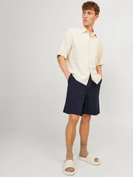 JACK & JONES Shorts 'KARL AARON' nachtblau