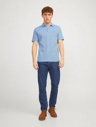 Jack & Jones Poloshirt JJEPAULOS POLO SS NOOS hellblau