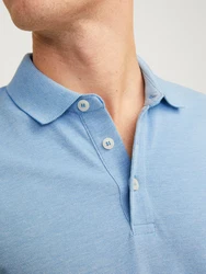 Jack & Jones Poloshirt JJEPAULOS POLO SS NOOS hellblau